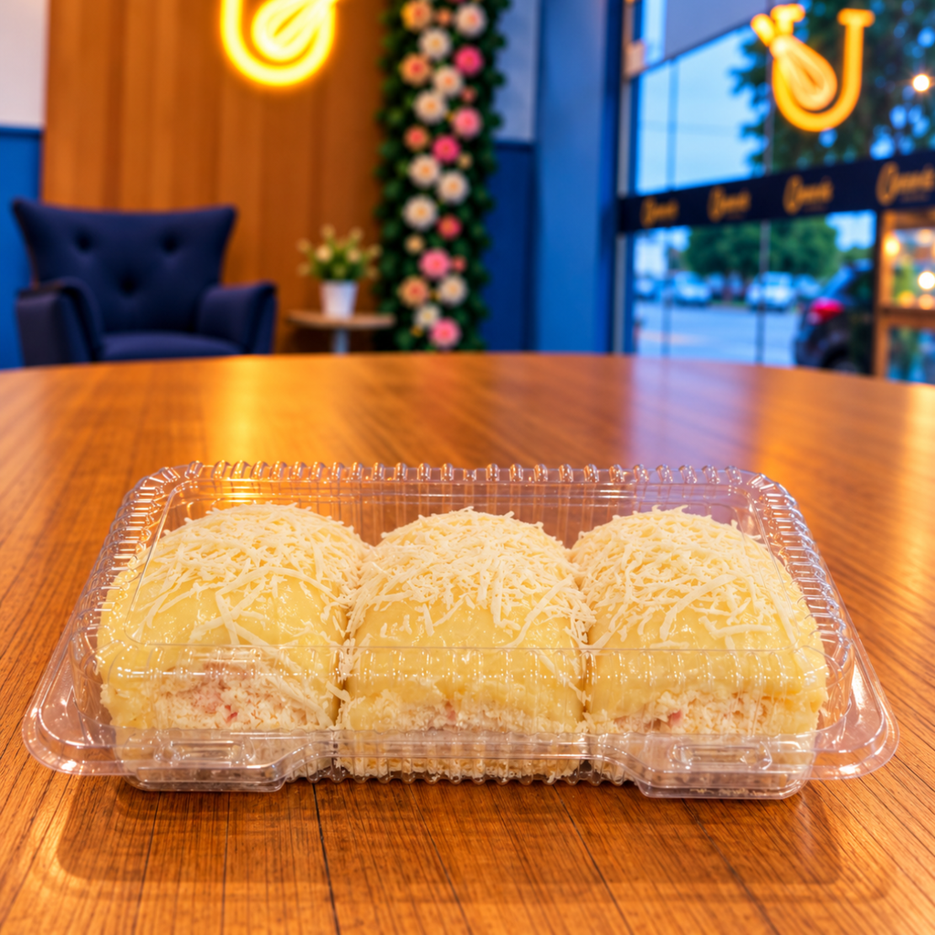 Pão Delícia de Quatro Queijos (Kit c/ 3)