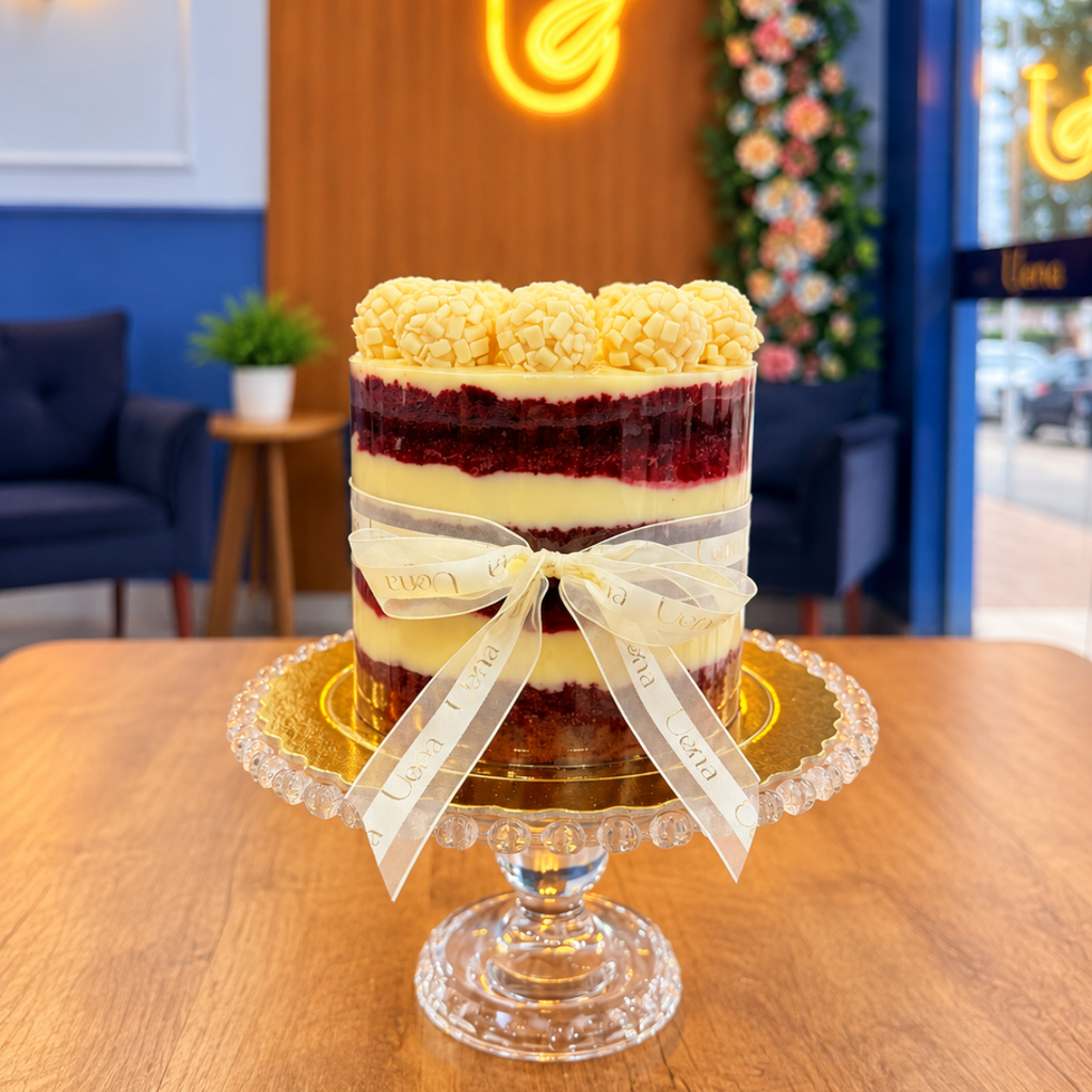 Mini Naked Cake 12cm - Red Velvet